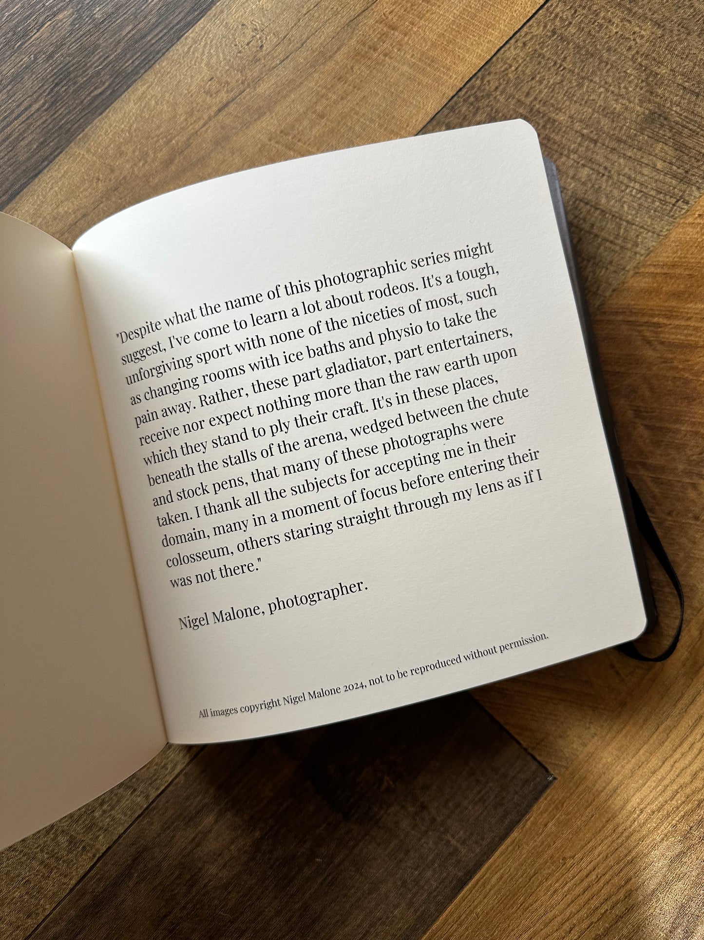 Moleskine ‘First Rodeo’ Exhibition Photo Book